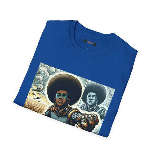 Young Black Superhero Unisex Soft Style T-Shirt