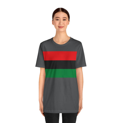 Pan African Flag Unisex Jersey Short Sleeve Tee