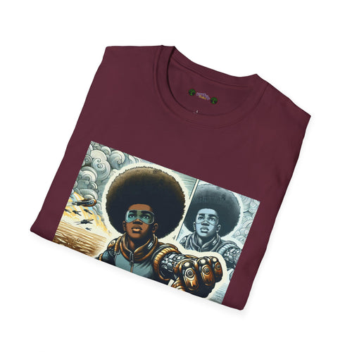 Young Black Superhero Unisex Soft Style T-Shirt