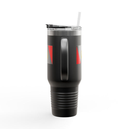 African American Heritage Flag Insulated 40oz-Travel Mug