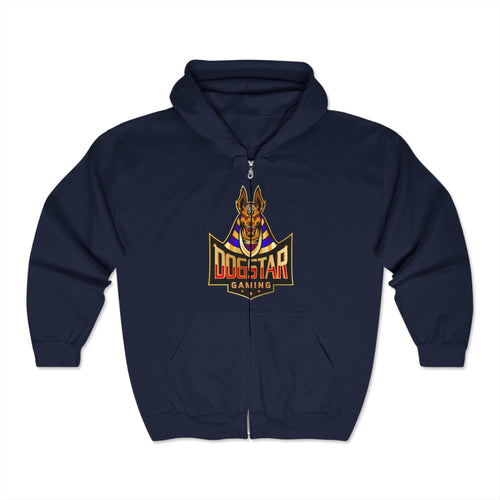 DogStar Gaming Brown Anubis Unisex Heavy Blend™ Full Zip Hooded Sweatshirt