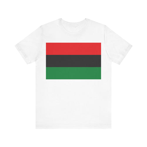 Pan African Flag Unisex Jersey Short Sleeve Tee