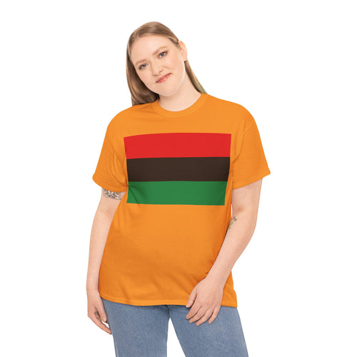 Pan African Flag Unisex Heavy Cotton Tee