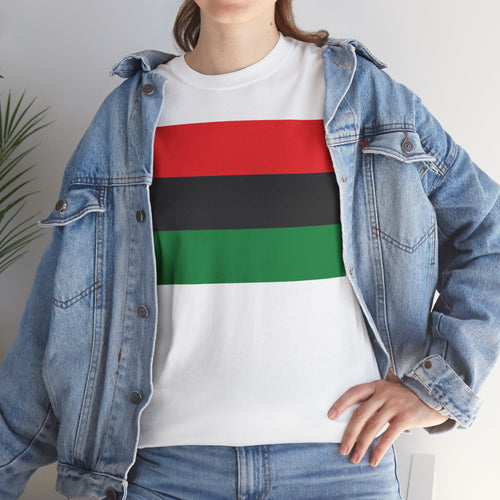 Pan African Flag Unisex Heavy Cotton Tee