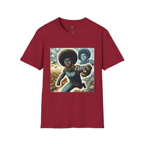 Young Black Superhero Unisex Soft Style T-Shirt