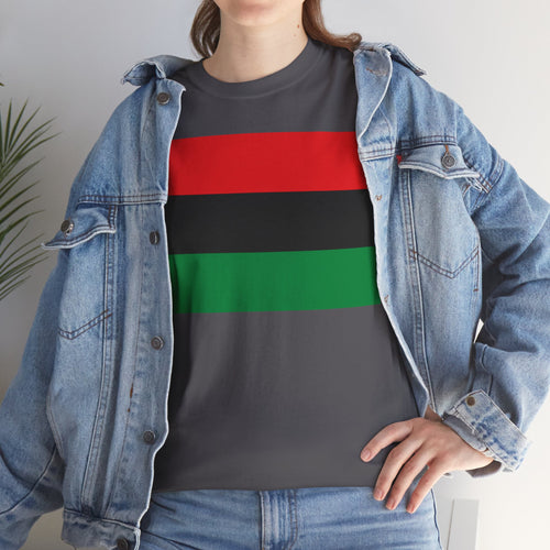 Pan African Flag Unisex Heavy Cotton Tee