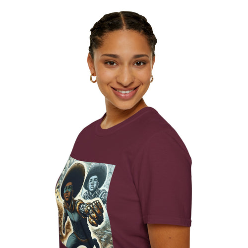 Young Black Superhero Unisex Soft Style T-Shirt