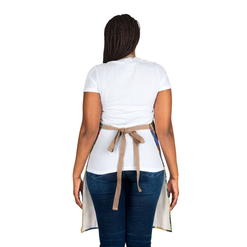 Playful Kids Apron with 5-Color Straps - Perfect for Baking and Cooking Fun!