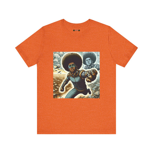 Young Black Superhero Unisex Jersey Short Sleeve Tee