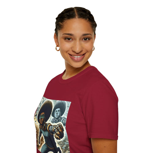 Young Black Superhero Unisex Soft Style T-Shirt