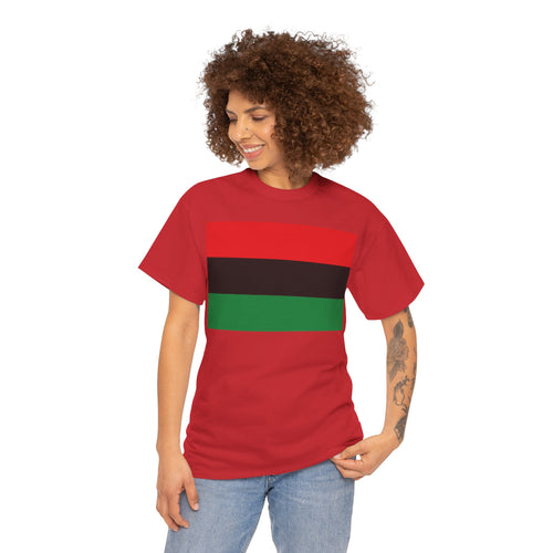 Pan African Flag Unisex Heavy Cotton Tee