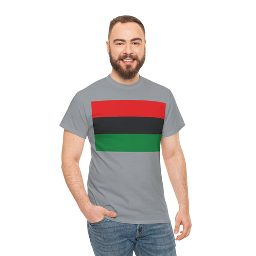 Pan African Flag Unisex Heavy Cotton Tee