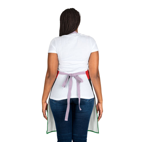 Apron, Pan African Flag Design