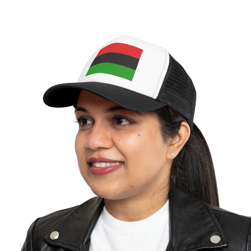 Mesh Cap with Pan African Flag