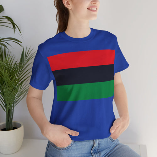 Pan African Flag Unisex Jersey Short Sleeve Tee