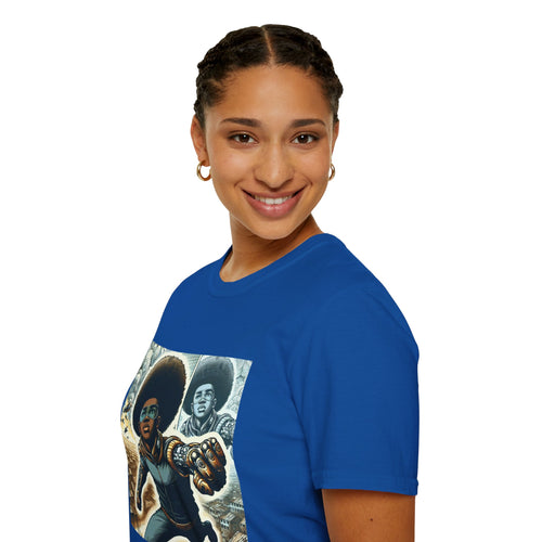 Young Black Superhero Unisex Soft Style T-Shirt