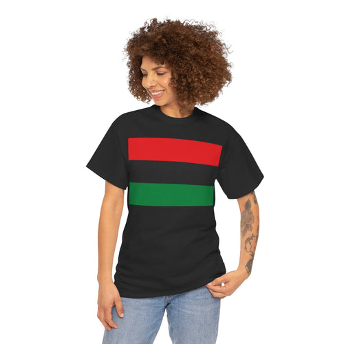 Pan African Flag Unisex Heavy Cotton Tee