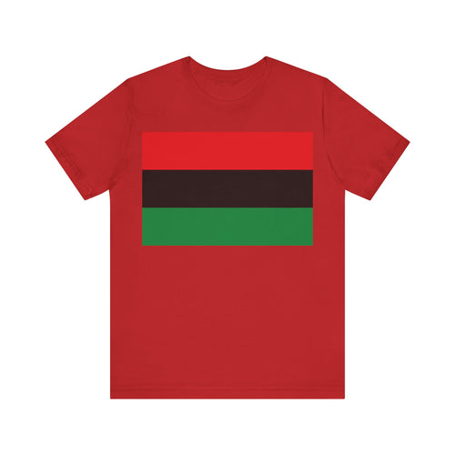 Pan African Flag Unisex Jersey Short Sleeve Tee