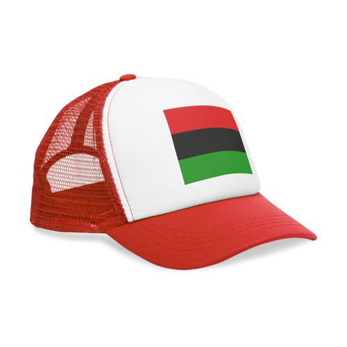 Mesh Cap with Pan African Flag