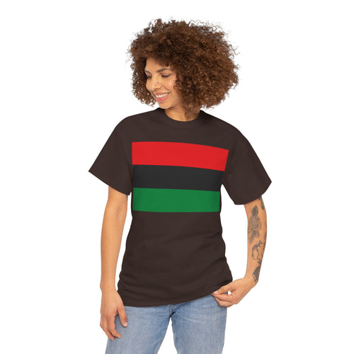 Pan African Flag Unisex Heavy Cotton Tee