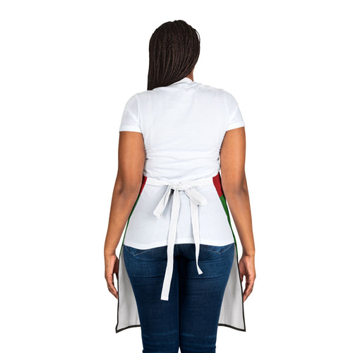 Empowerment Apron with 5-Color Straps - Bold Statement Kitchenwear