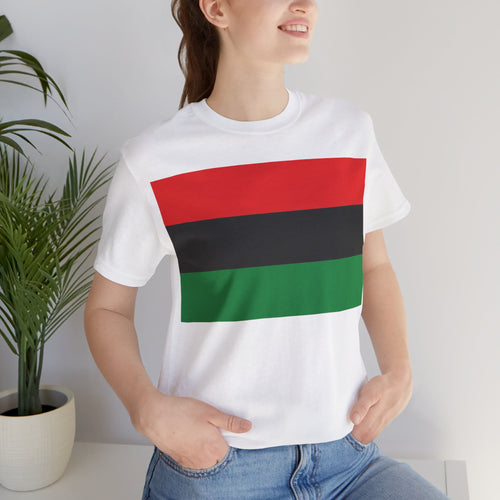 Pan African Flag Unisex Jersey Short Sleeve Tee
