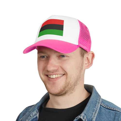 Mesh Cap with Pan African Flag