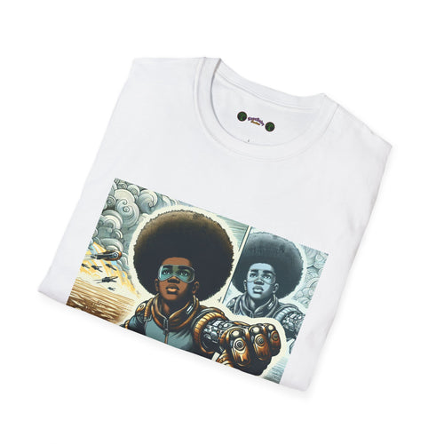 Young Black Superhero Unisex Soft Style T-Shirt