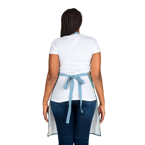 Artistic Butterfly Apron - 5-Color Straps, Nature-Inspired Cooking Gift