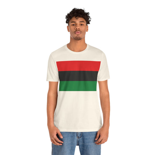 Pan African Flag Unisex Jersey Short Sleeve Tee