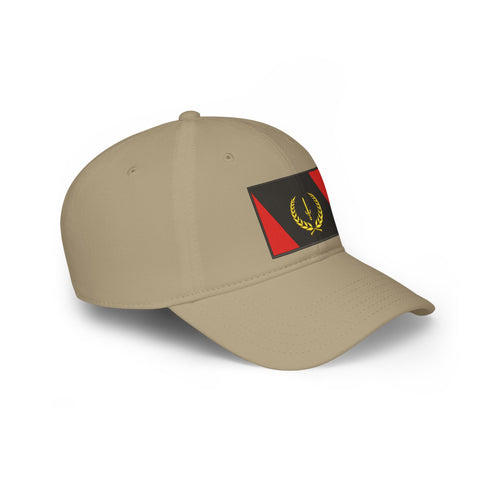 Low-Profile Baseball Cap with African American Heritage Flag