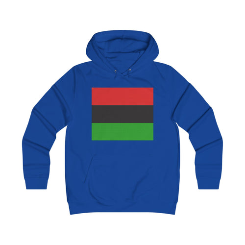 Pan African Flag Girlie College Hoodie