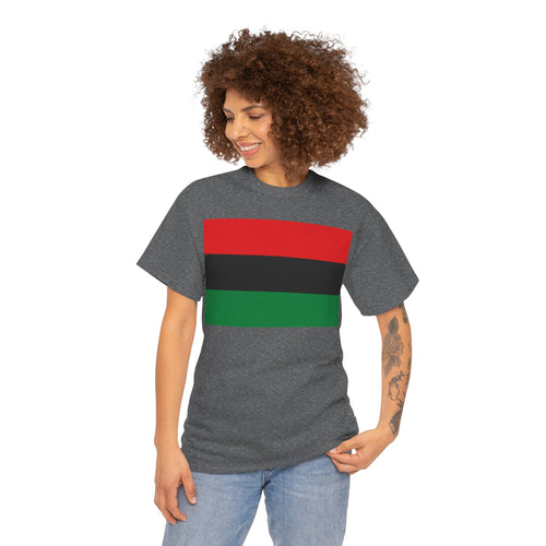 Pan African Flag Unisex Heavy Cotton Tee