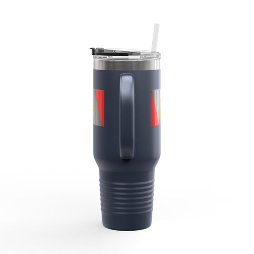 African American Heritage Flag Insulated 40oz-Travel Mug