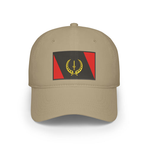 Low-Profile Baseball Cap with African American Heritage Flag