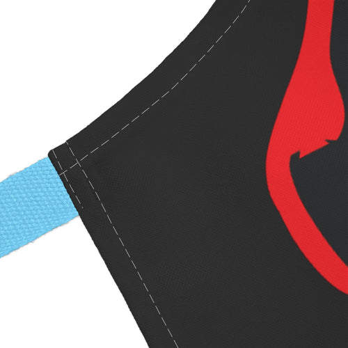 Rasta Pride Apron with 5-Color Straps - Perfect for Chefs and Grill Enthusiasts