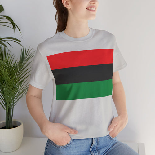 Pan African Flag Unisex Jersey Short Sleeve Tee