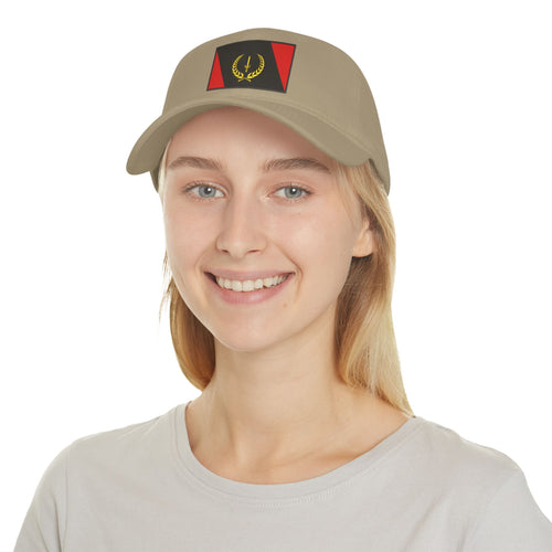 Low-Profile Baseball Cap with African American Heritage Flag