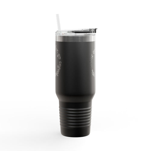 Insulated Travel Mug - 'If You Want to Go Fast, Go Alone' - 40oz Adventure Companion