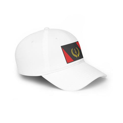 Low-Profile Baseball Cap with African American Heritage Flag