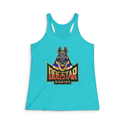 DogStar Gaming Grey Anubis Women's Tri-Blend Racerback Tank