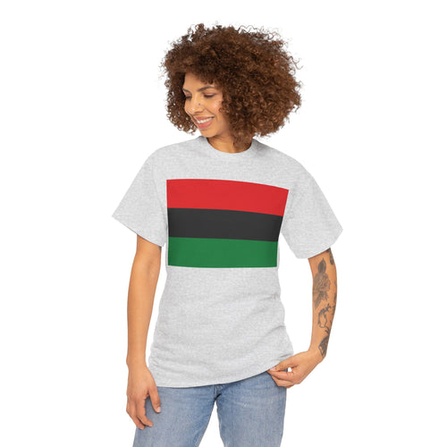 Pan African Flag Unisex Heavy Cotton Tee