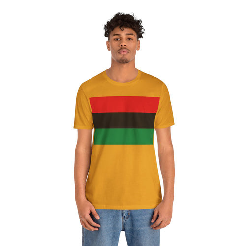 Pan African Flag Unisex Jersey Short Sleeve Tee