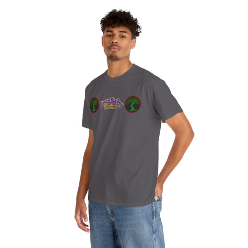 Unisex Heavy Cotton Tee with KneeBaby Creations Logo