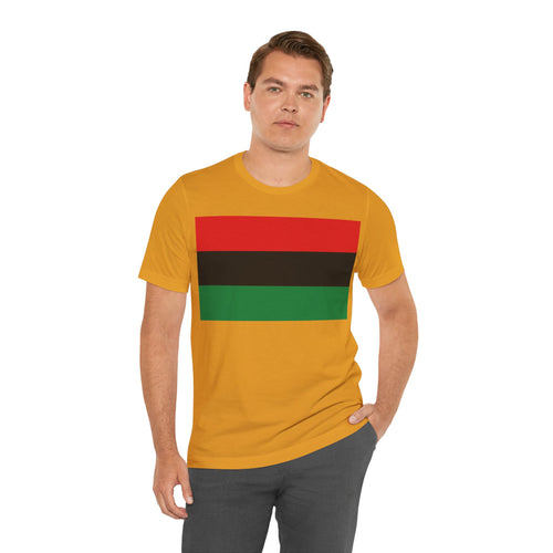 Pan African Flag Unisex Jersey Short Sleeve Tee