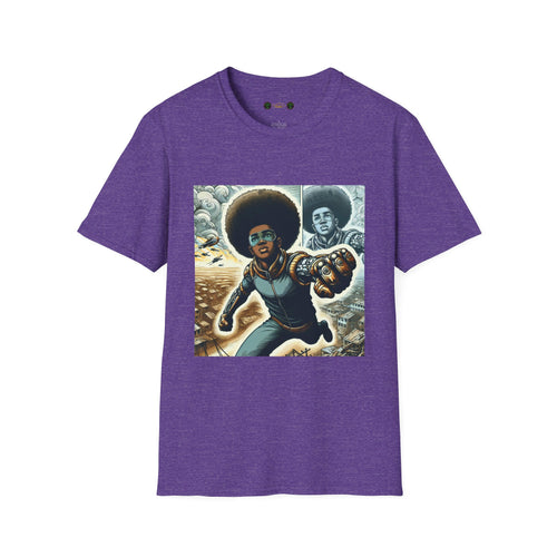 Young Black Superhero Unisex Soft Style T-Shirt