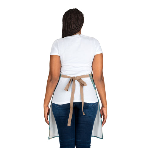 Artistic Butterfly Apron - 5-Color Straps, Nature-Inspired Cooking Gift