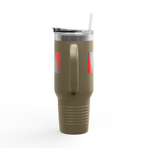 African American Heritage Flag Insulated 40oz-Travel Mug