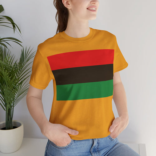 Pan African Flag Unisex Jersey Short Sleeve Tee