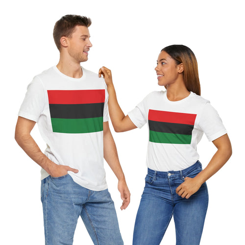 Pan African Flag Unisex Jersey Short Sleeve Tee